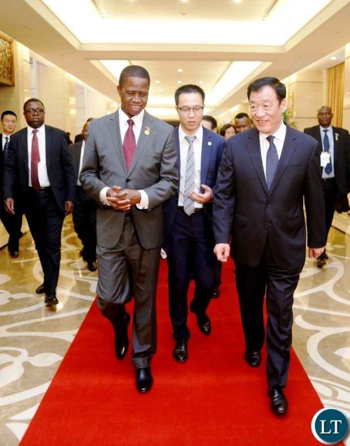 President Edgar Chagwa Lungu (second from left) walks with Lu Qi Communist Party of China Jiangxi Provincial Committee Secretary in Nanchang, Jiangxi Province, China on Wednesday, September 5, 2018. PICTURE BY SALIM HENRY/STATE HOUSE ©2018 President Edgar Chagwa Lungu (second from left) walks with Lu Qi Communist Party of China Jiangxi Provincial Committee Secretary in Nanchang, Jiangxi Province, China on Wednesday, September 5, 2018. PICTURE BY SALIM HENRY/STATE HOUSE ©2018