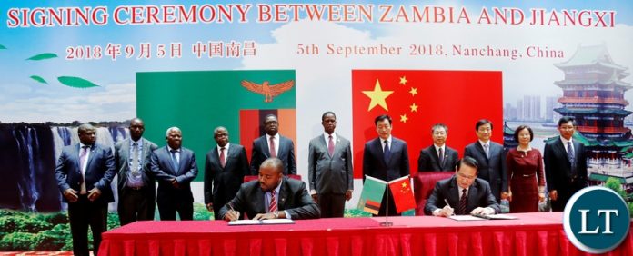 PRESIDENT LUNGU VISITS JIANGXI PROVINCE IN CHINA
