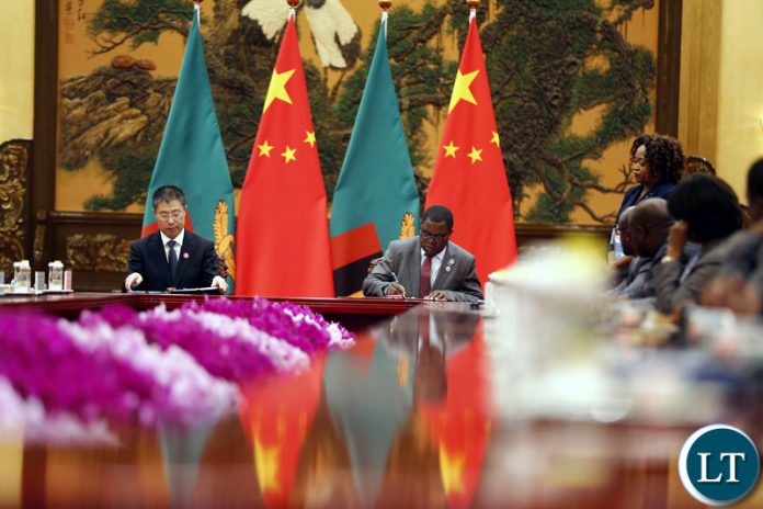 PRESIDENT LUNGU MEETS XI JINPING