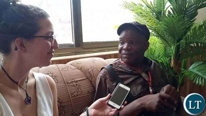 Fred M’membe being Interviewed in Ghana