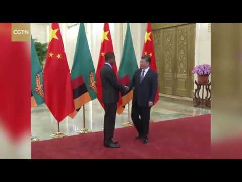 President Lungu Meeting the Chinese President