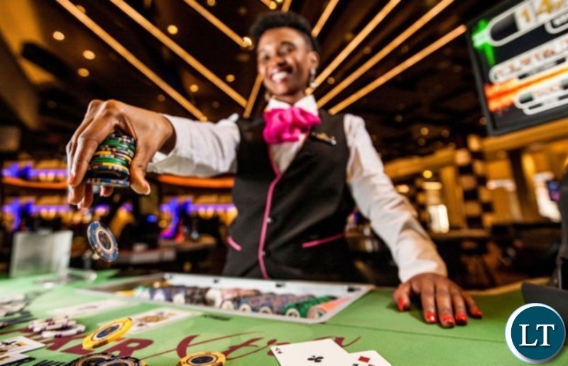 A lady operating a Casino in Zambia