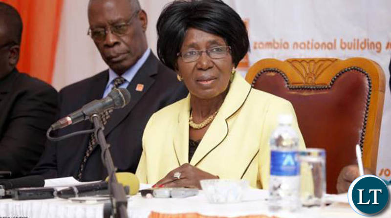 Vice president Inonge Wina
