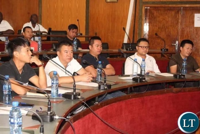Consultative meeting with the Chinese business community in Kitwe with the Civic Leadership
