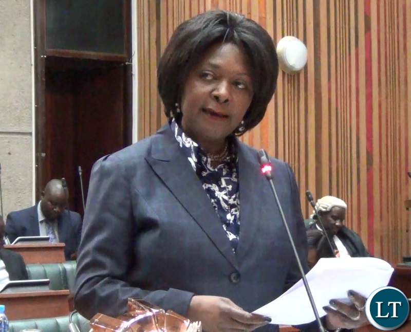Minister of Finance Margaret Mwanakatwe