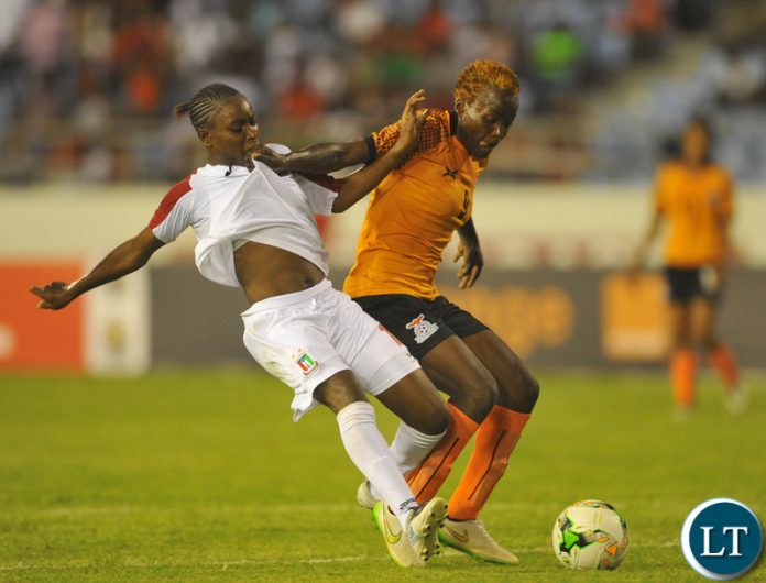 Football - 2018 TOTAL African Womens Cup of Nations - Zambia v Equatorial Guinea - Cape Coast Stadium