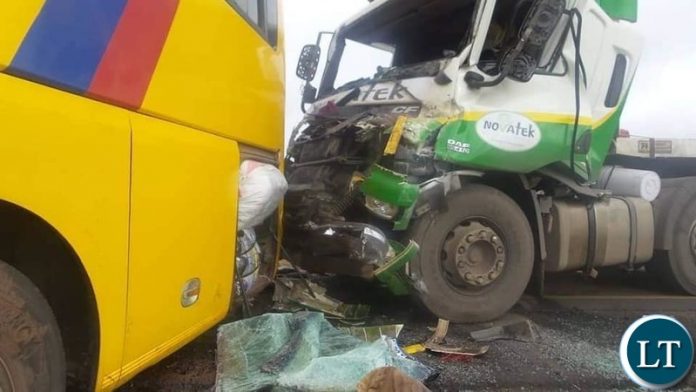 FILE: Chibombo Bus Truck Accident