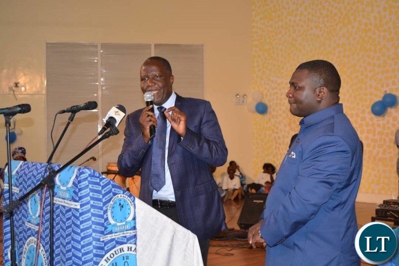 Felix Mutati at the launch of the card renewal for Lusaka Province