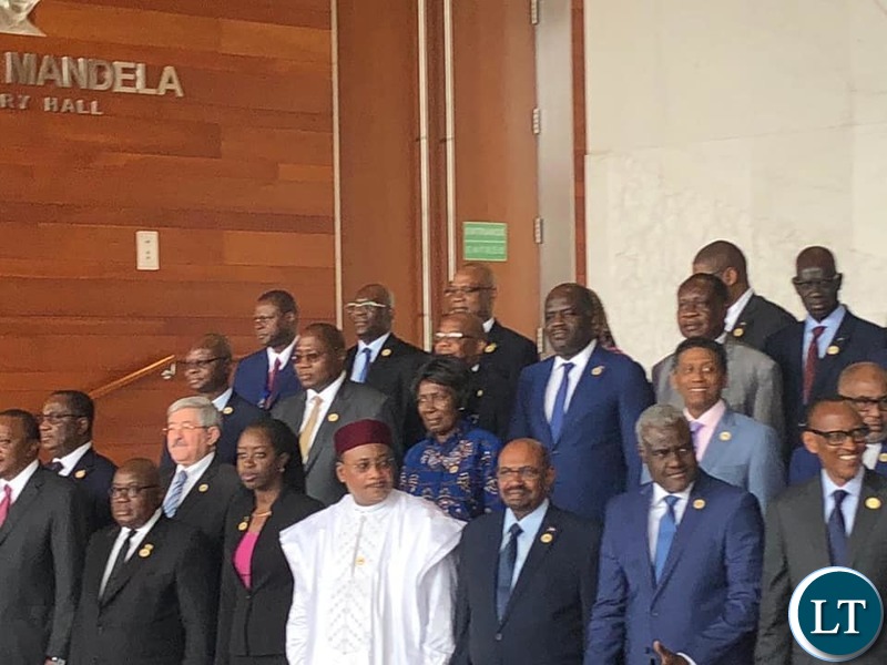 Inonge Wina at the AU Summit