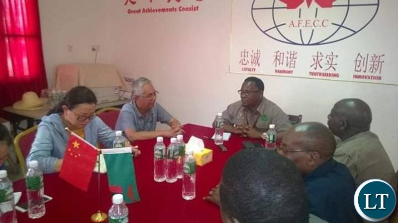 Meeting with Enginneers for the Mwomboshi Dam in Chisamba District