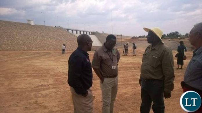 Mwomboshi Dam in Chisamba District