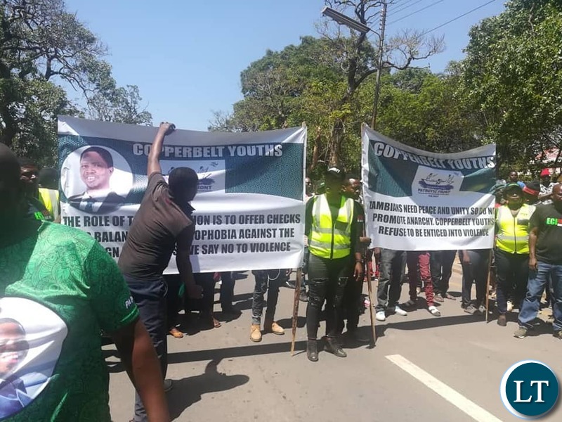 PF Youth in a march Protest