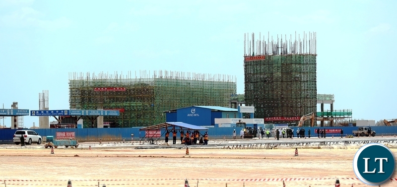 President Edgar Lungu Tour Ndola International airport Construction site Terminal Building