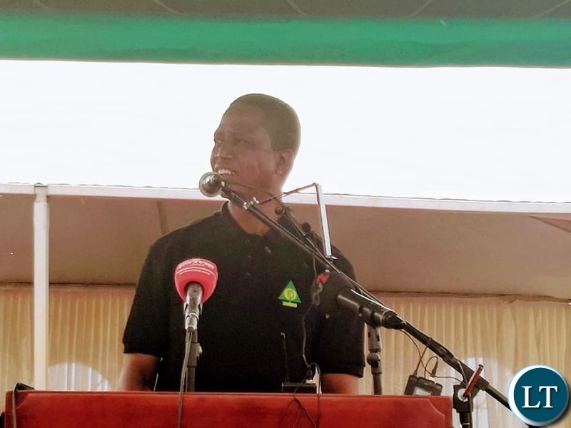 President Lungu in Kasama when he launched the ZAFFICO Kasama Forest Plantation