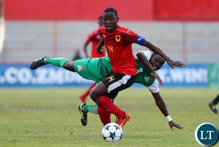 Football - 2018 COSAFA U20 Championship - 3/4 Place Playoff - Angola v Zambia - Nkana Stadium