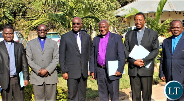 The Representatives from The three church mother bodies namely the Council of Churches in Zambia, the Evangelical Fellowship of Zambia and the Zambia Conference of Catholic Bishops