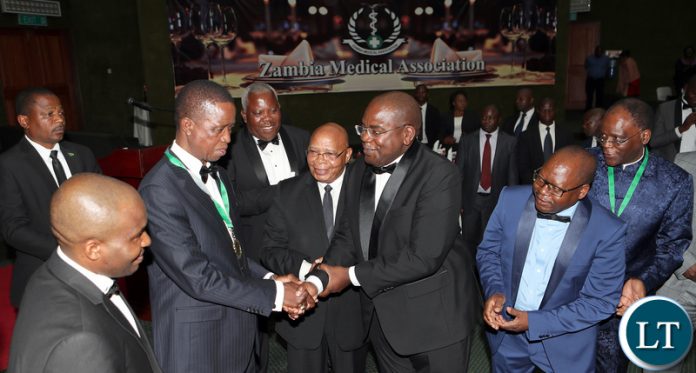 President Edgar Lungu recieves Award at the Zambia Medical Association Annual Ball and Awards Gala at Mulungushi International Conference Centre President Edgar Lungu recieves Award at the Zambia Medical Association Annual Ball and Awards Gala at Mulungushi International Conference Centre