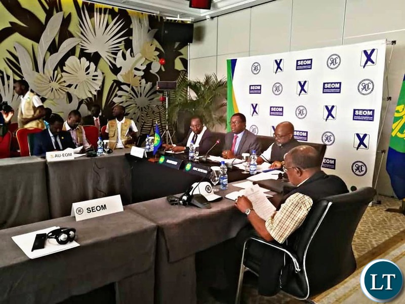 The Heads of International Electoral Observation Missions present for the 2018 presidential legislative and provincial elections in the Democratic Republic of congo