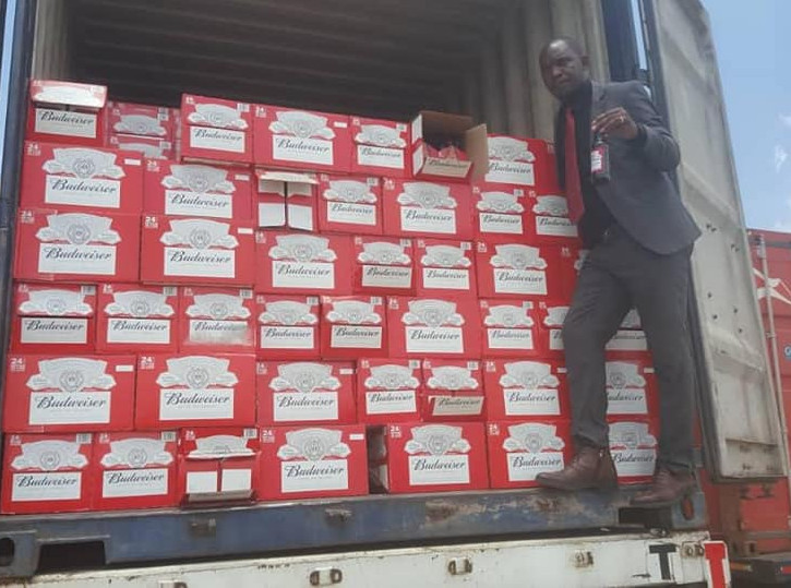 The alcohol believed to be meant for Christmas celebrations worth about K700, 000 in taxes