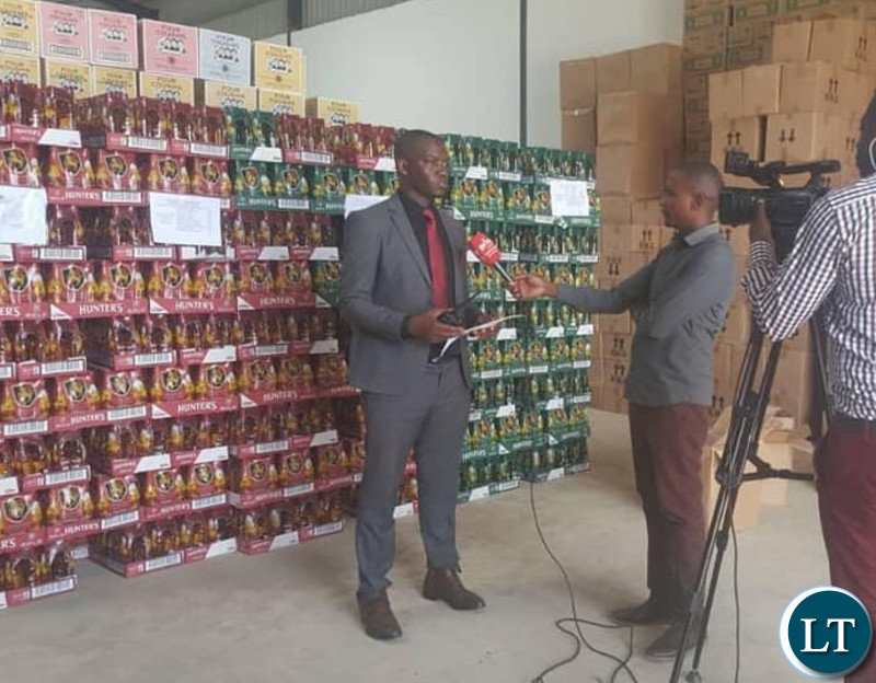 The alcohol believed to be meant for Christmas celebrations worth about K700, 000 in taxes