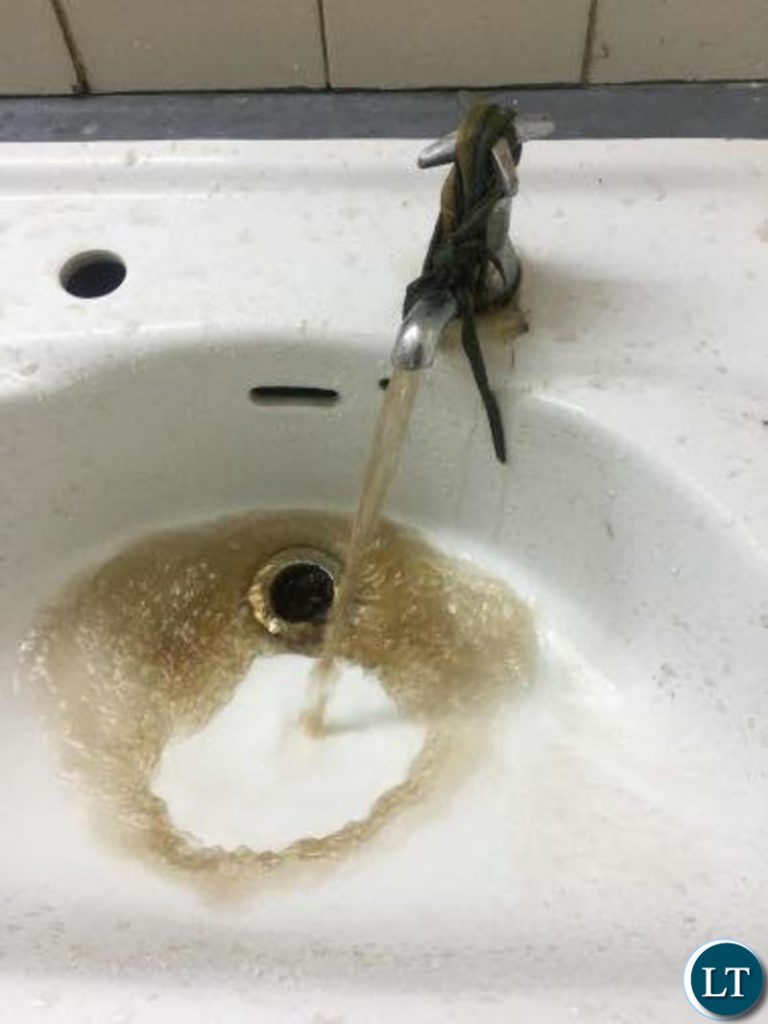 The “murky” looking water being supplied to CBU