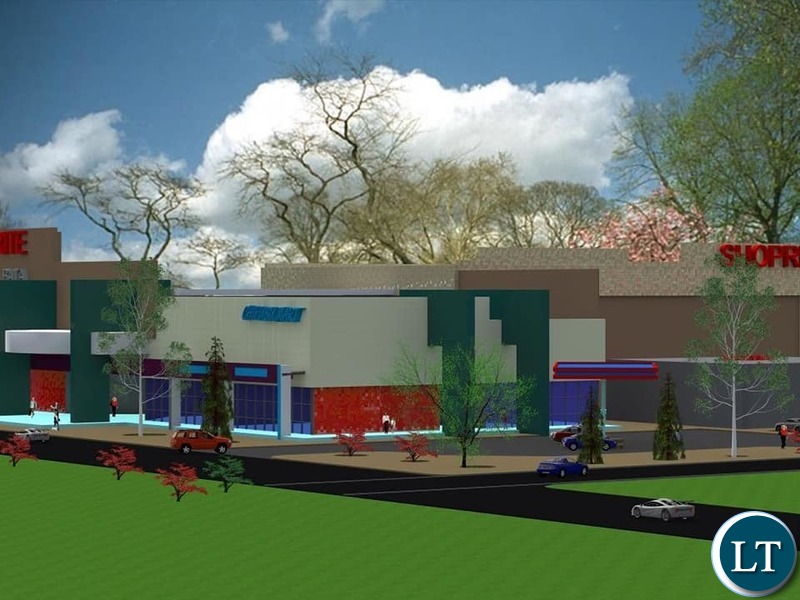 Artist impression of a mall in Chifubu