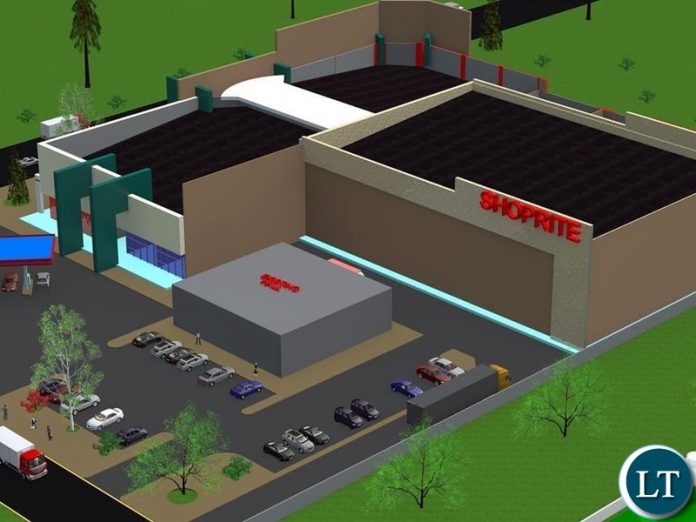 Artist impression of a mall in Chifubu