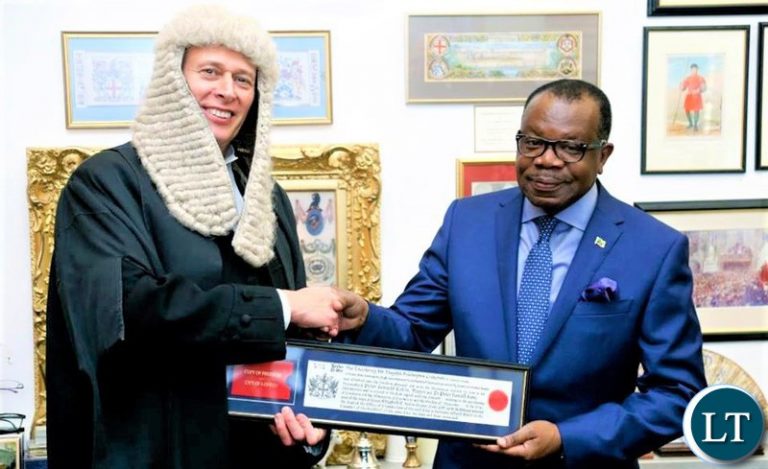 High Commissioner Chikonde honoured with Freedom of City of London award