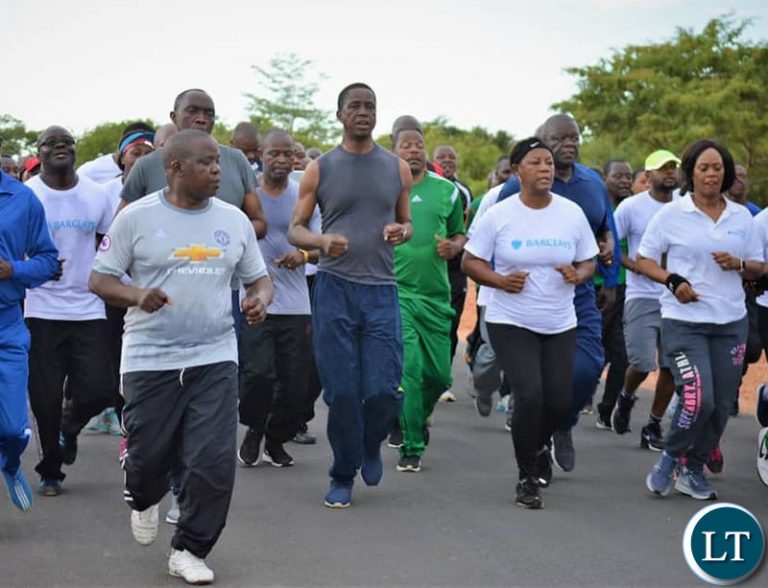 Police Warn Against Political Activism During Former President Lungu’s Jogging