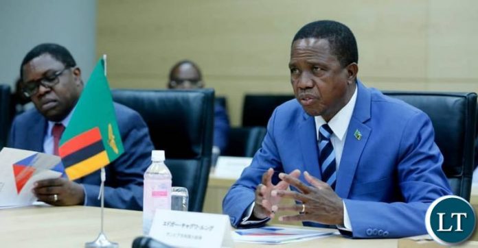 President Edgar Chagwa Lungu (right) speaks during the tour of Toshiba Energy Systems Keihin Operations in Tokyo,Japan on Tuesday,December 18,2018. PICTURE BY SALIM HENRY/STATE HOUSE ©2018 President Edgar Chagwa Lungu (right) speaks during the tour of Toshiba Energy Systems Keihin Operations in Tokyo,Japan on Tuesday,December 18,2018. PICTURE BY SALIM HENRY/STATE HOUSE ©2018