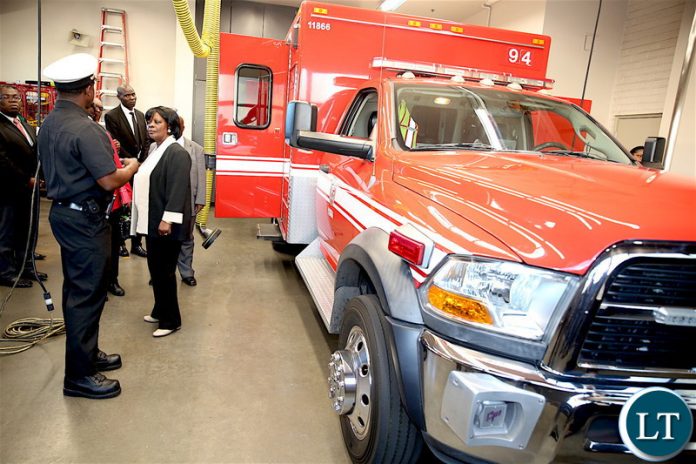 FIRST LADY ESTHER LUNGU-AMBULANCE 772