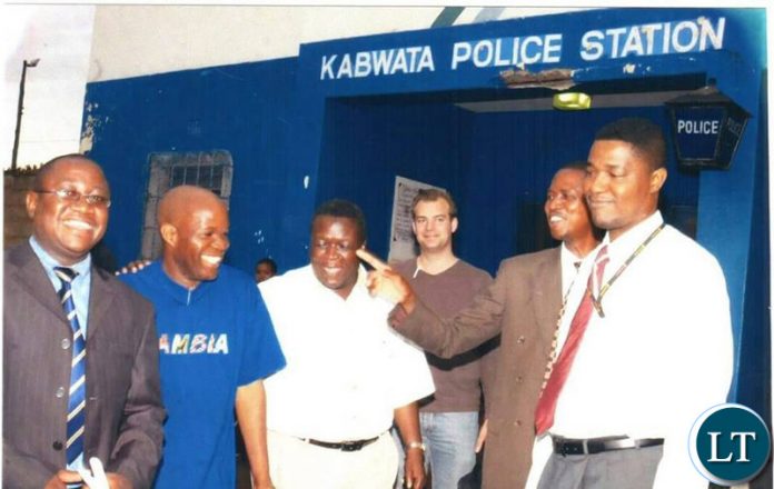President Edgar Lungu with Fred M'membe . This was in 2005 at Kabwata Police Post when Fred M'membe was a client of Mr Lungu President Edgar Lungu with Fred M'membe . This was in 2005 at Kabwata Police Post when Fred M'membe was a client of Mr Lungu