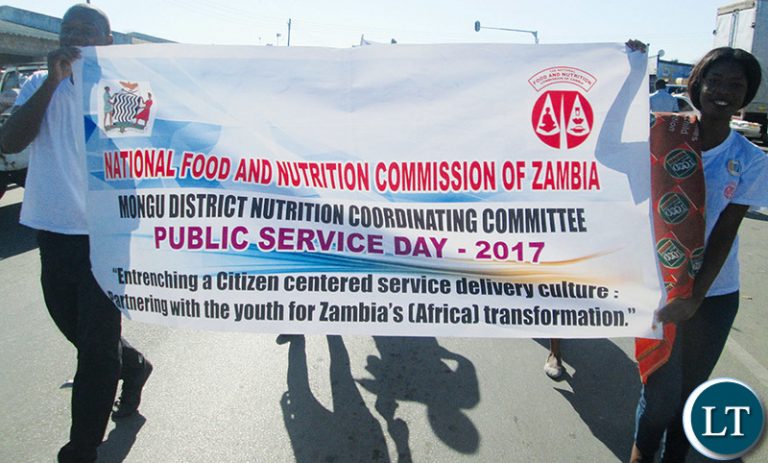 The government  embarks on reducing malnutrition in Lusaka