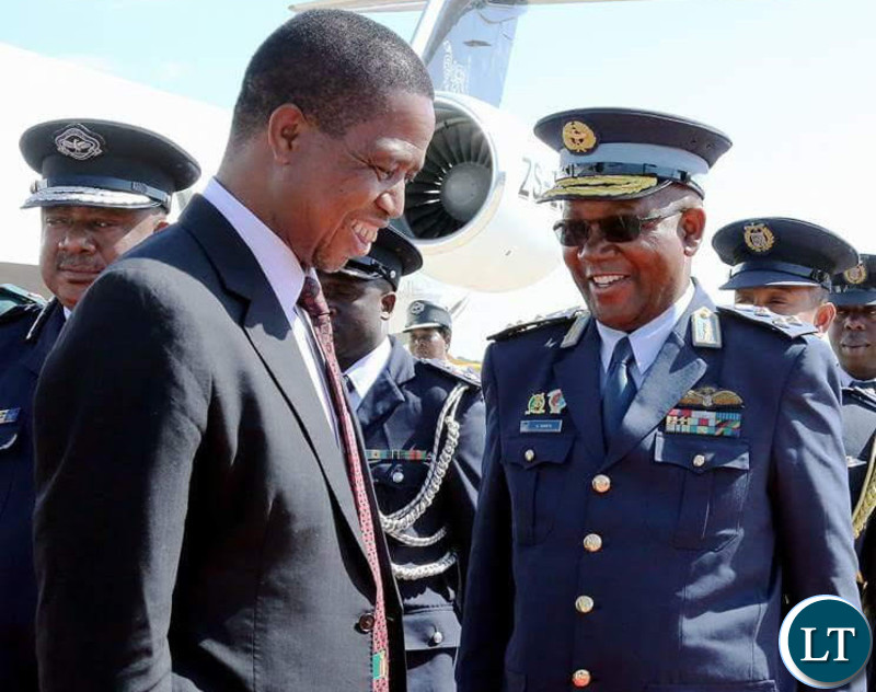 Zambia Air force Deputy Commander Major Gen. Kapotwe Chintu