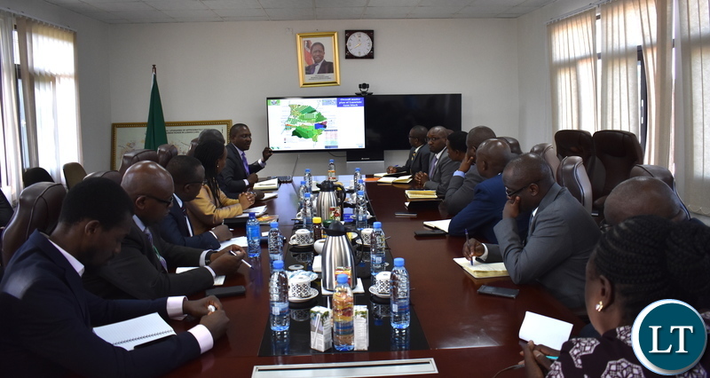 ambia -right and AfDB-left. 21-02-2019. MNDP