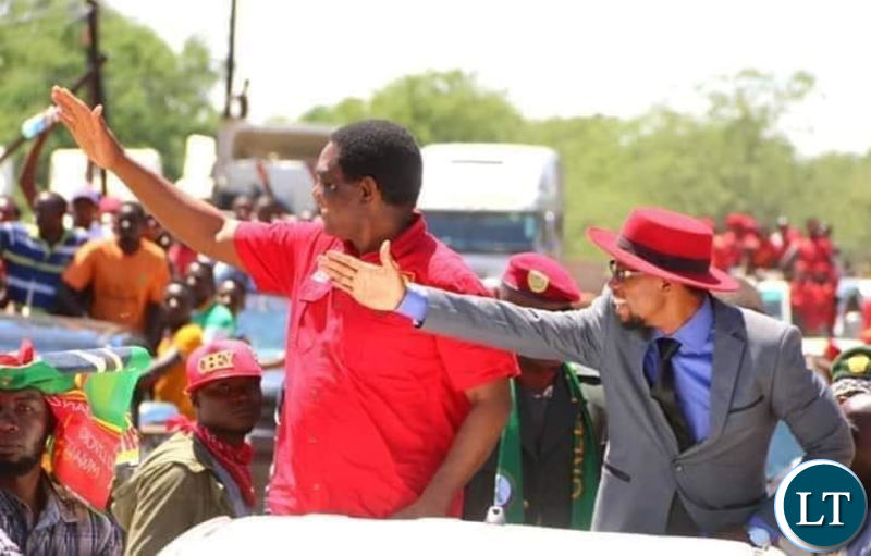 HH with Romeo Kango'mbe during campaign time