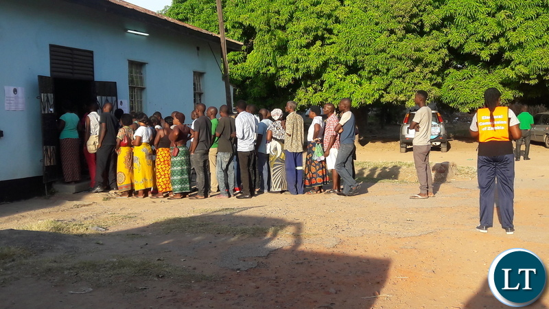 Zambia : Voting underway in Kafue District