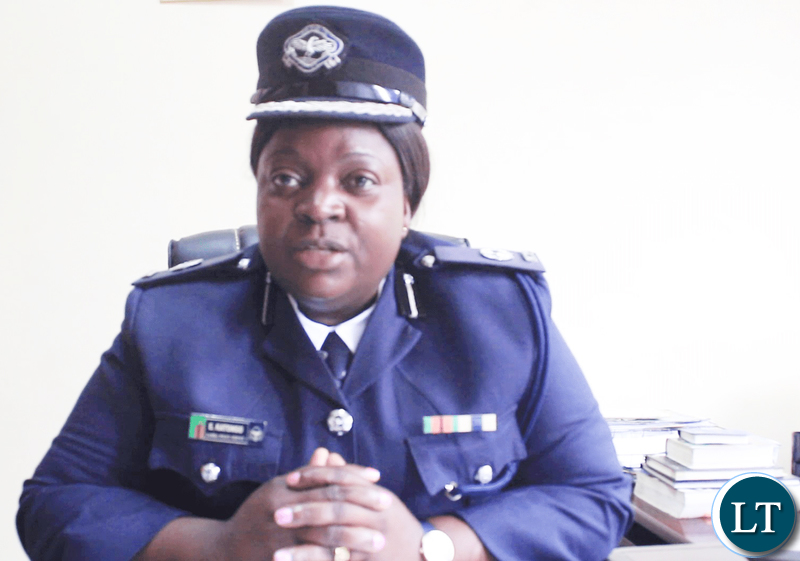 Zambia Police spokesperson Esther Katongo