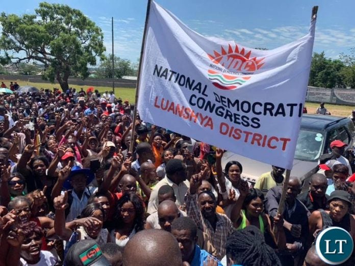 NDC members in Luanshya district