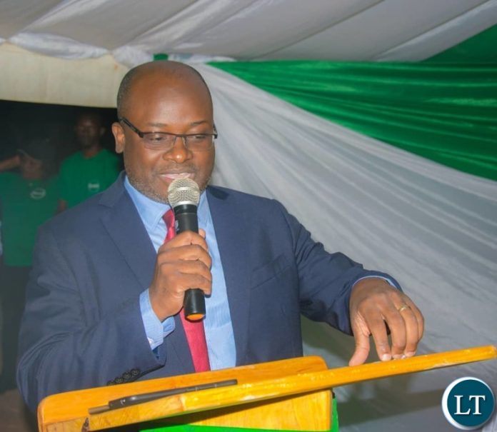 Zamtel Chief Executive Officer Sydney Mupeta speaking during the commissioning of a new commucations tower in Mansa on Saturday Zamtel Chief Executive Officer Sydney Mupeta speaking during the commissioning of a new commucations tower in Mansa on Saturday