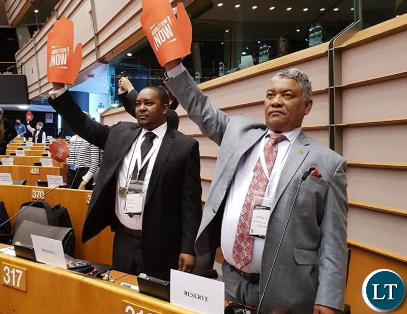 Given Lubinda at the 7th edition of the World congress against death penalty,