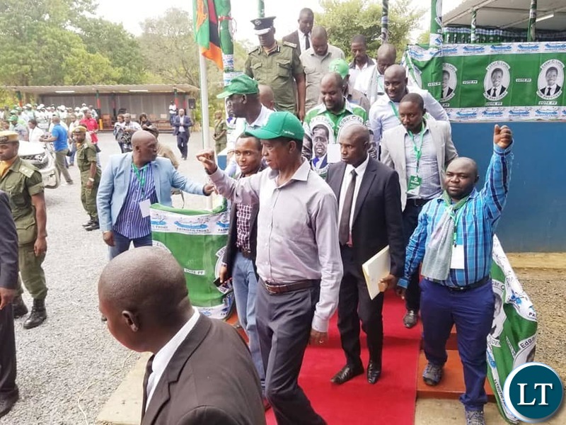 President Lungu gracing the Central Provincial Conference over the weekend