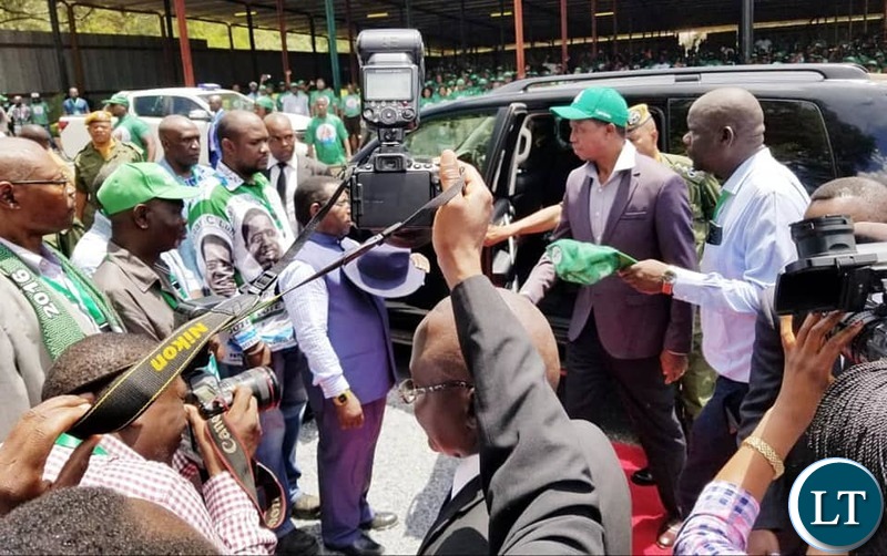 President Lungu gracing the Central Provincial Conference over the weekend
