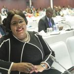 Information and Broadcasting Minister Dora Siliya attending the National Dialogue Forum