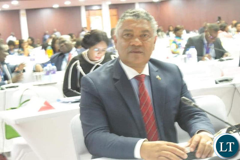 Justice Minister Given Lubinda attending the National Dialogue Forum