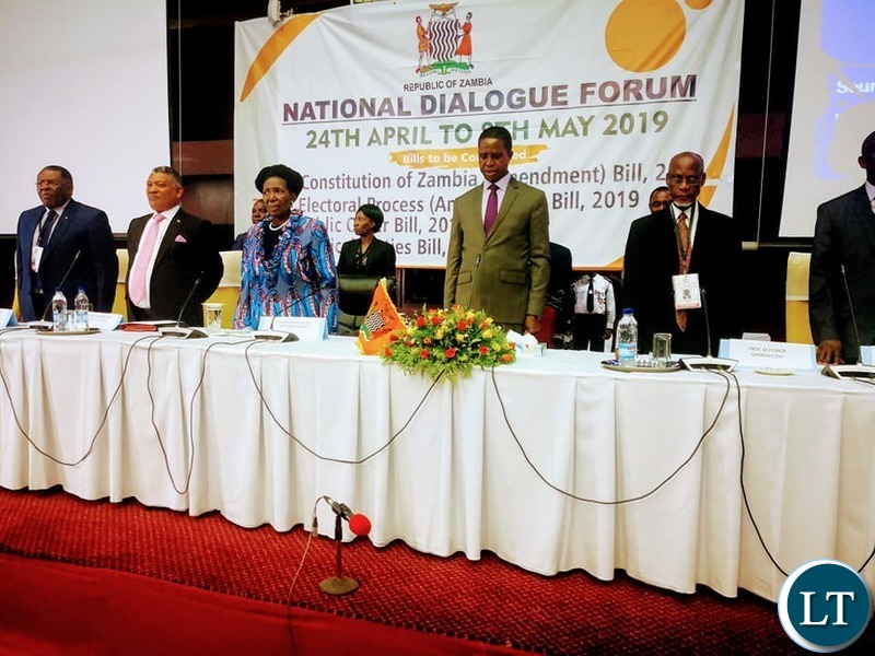 The official Opening of the National Dialogue by President Lungu