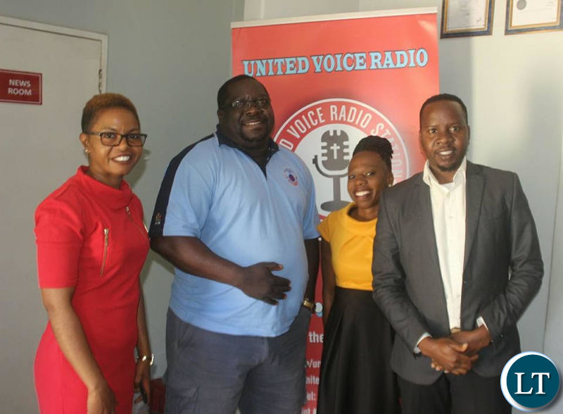 NDC President Chishimba Kambwili aggressions appearing on United Voice Radio on Wednesday
