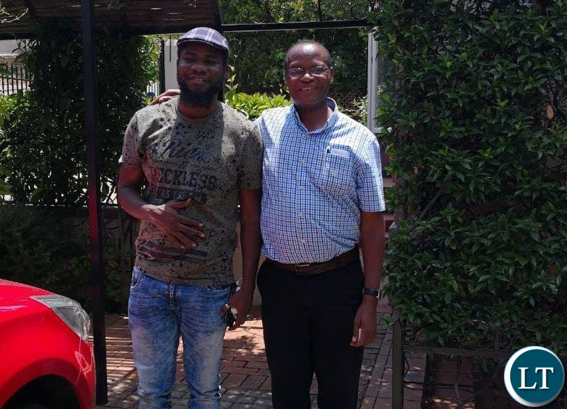 Prof Muna Ndulo with Pilato