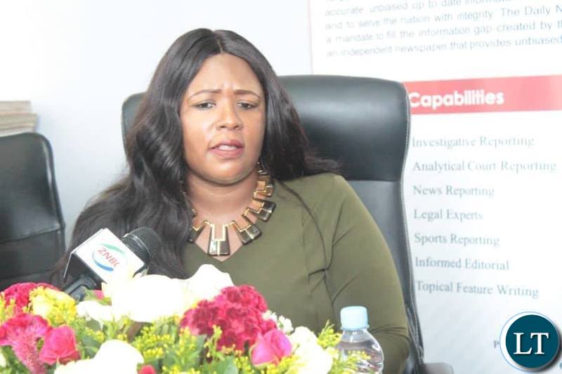 Information and Broadcasting Services Minister Dora Siliya