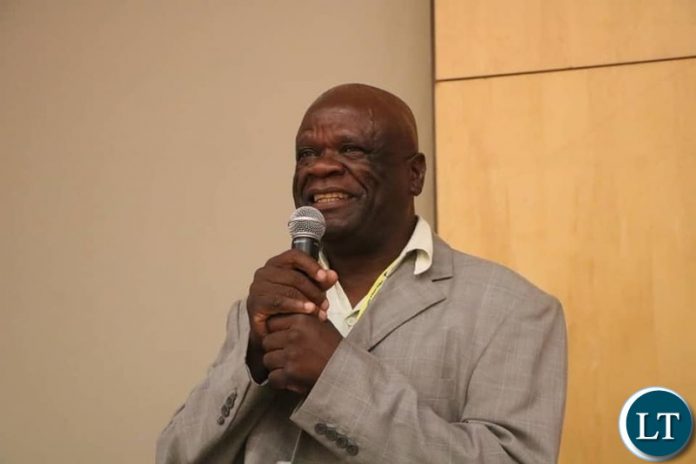 UPND party Secretary General Stephen Katuka addressing the Members